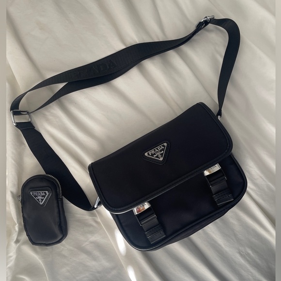 Black Inspired Crossbody with Coin purse Attachment - Picture 1 of 14